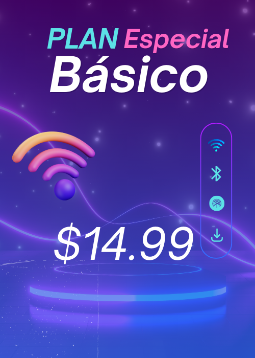 MEGATEL04 TELECOMUNICACIONES INTERNET POR FIBRA OPTICA PLAN BÁSICO ESPECIAL